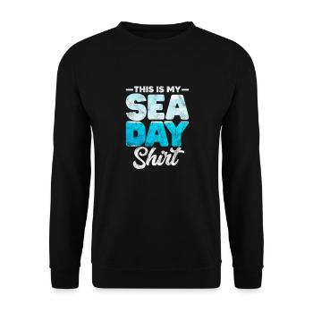 Cruise Cruise Ship Holiday Ship Gift - Unisex Sweatshirt - black - Front - Alina (178cm) & Michal (187cm)