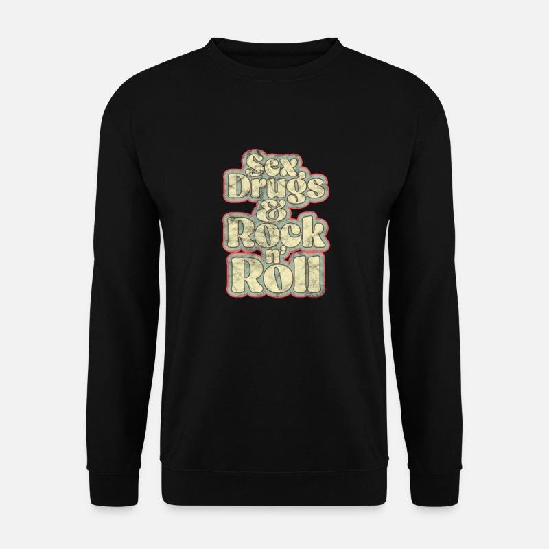 Hippie - Unisex Pullover - Schwarz