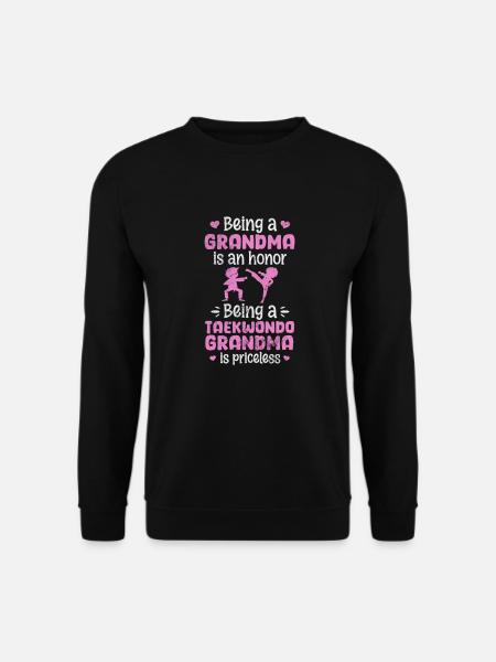 Taekwondo Grandma - Unisex Sweatshirt - black
