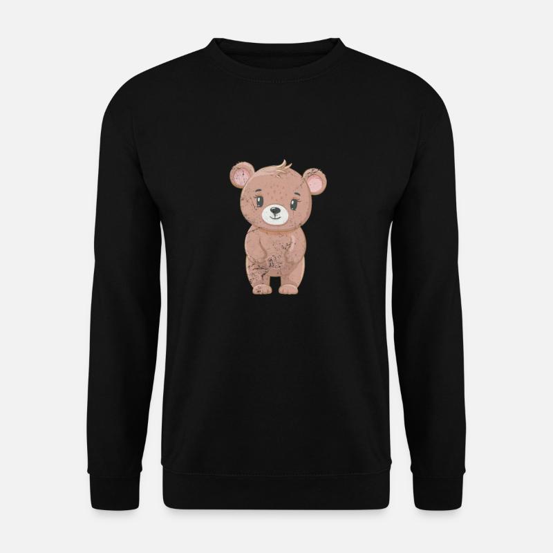 Teddybär - Unisex Pullover - Schwarz