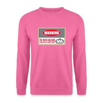 VR Virtual Reality - Unisex Pullover - Pink - Vorne