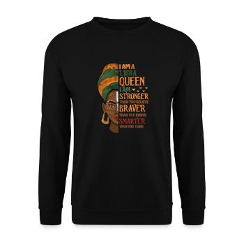 Libra Zodiac Sign Horoscope Astrology Gift - Unisex Sweatshirt - black - Front - Alina (178cm) & Michal (187cm)