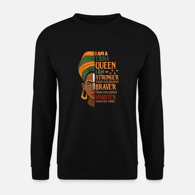 Waage - Unisex Pullover - Schwarz