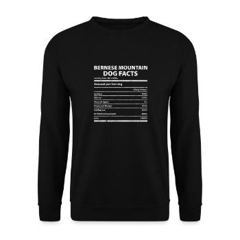 Bernese Mountain Dog Dog Dog Lover Cadeau - Sweat-shirt Unisexe - noir - Devant - Alina (178cm) & Michal (187cm)