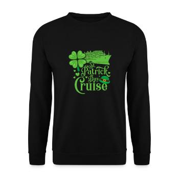 Croisière St Patricks Day - Sweat-shirt Unisexe - noir - Devant - Alina (178cm) & Michal (187cm)