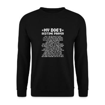 Border Collie - Unisex Sweatshirt - black - Front - Alina (178cm) & Michal (187cm)