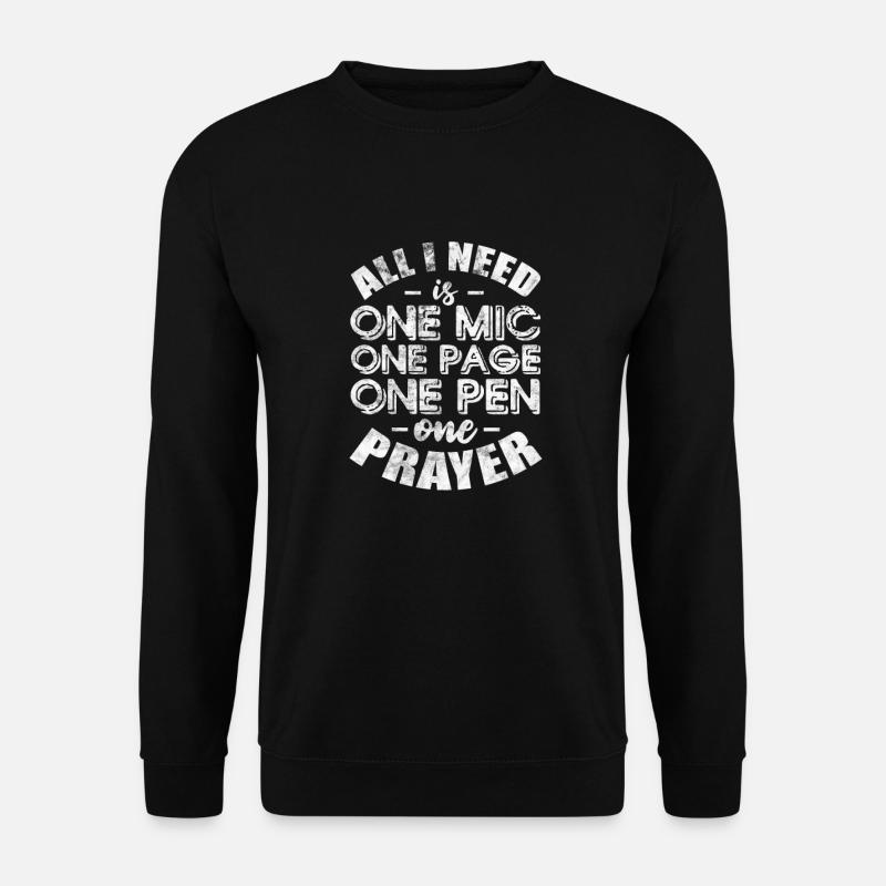 Hip Hop - Unisex Sweatshirt - black