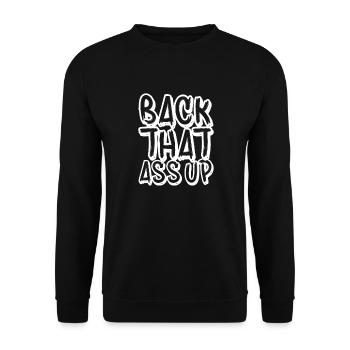 Hip Hop Rap Musik Rapper Hiphop Geschenk - Unisex Pullover - Schwarz - Vorne - Alina (178cm) & Michal (187cm)
