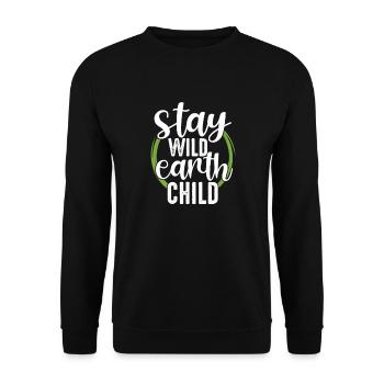 Hippie Peace Flower Power Amour Paix Cadeau - Sweat-shirt Unisexe - noir - Devant - Alina (178cm) & Michal (187cm)