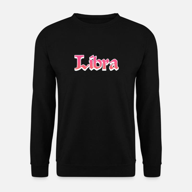 Waage - Unisex Pullover - Schwarz
