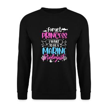 Marine biology - Unisex Sweatshirt - black - Front - Alina (178cm) & Michal (187cm)
