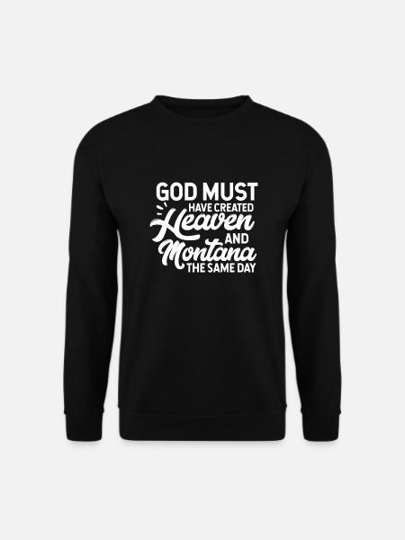 Montana - Unisex Sweatshirt - black