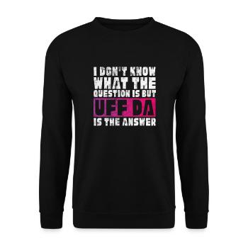 Norvège Scandinavie Norge Norwegian Gift - Sweat-shirt Unisexe - noir - Devant - Alina (178cm) & Michal (187cm)