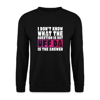 Norway - Unisex Sweatshirt - black - Front - Alina (178cm) & Michal (187cm)