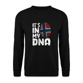 Norvège Scandinavie Norge Norwegian Gift - Sweat-shirt Unisexe - noir - Devant - Alina (178cm) & Michal (187cm)