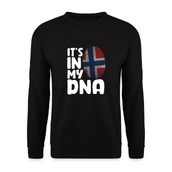 Norway - Unisex Sweatshirt - black - Front - Alina (178cm) & Michal (187cm)