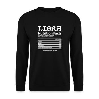 Scales - Unisex Sweatshirt - black - Front - Alina (178cm) & Michal (187cm)