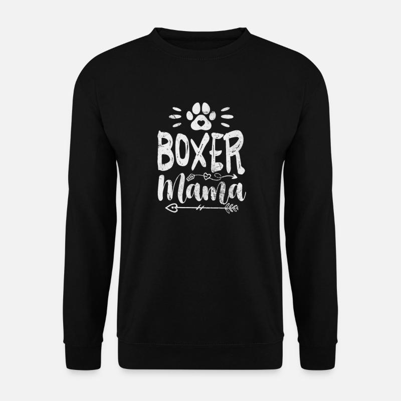 Boxer Mama - Unisex Pullover - Schwarz