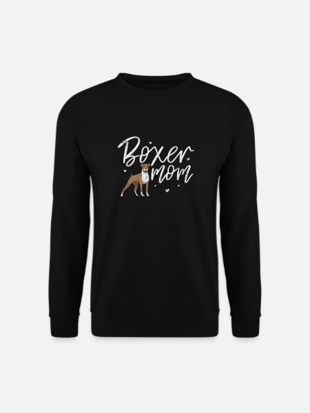 Boxer Mom - Unisex Pullover - Schwarz
