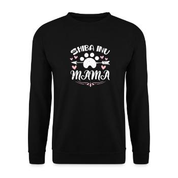 Shiba Inu Dog Dog Lover Dog Race Cadeau - Sweat-shirt Unisexe - noir - Devant - Alina (178cm) & Michal (187cm)