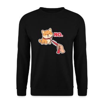 Shiba Inu Dog Dog Lover Dog Race Cadeau - Sweat-shirt Unisexe - noir - Devant - Alina (178cm) & Michal (187cm)