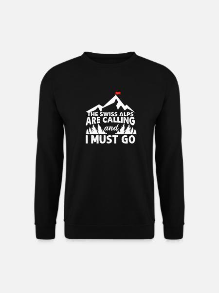Switzerland - Unisex Sweatshirt - black