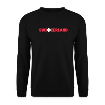 Suisse - Sweat-shirt Unisexe - noir - Devant - Alina (178cm) & Michal (187cm)
