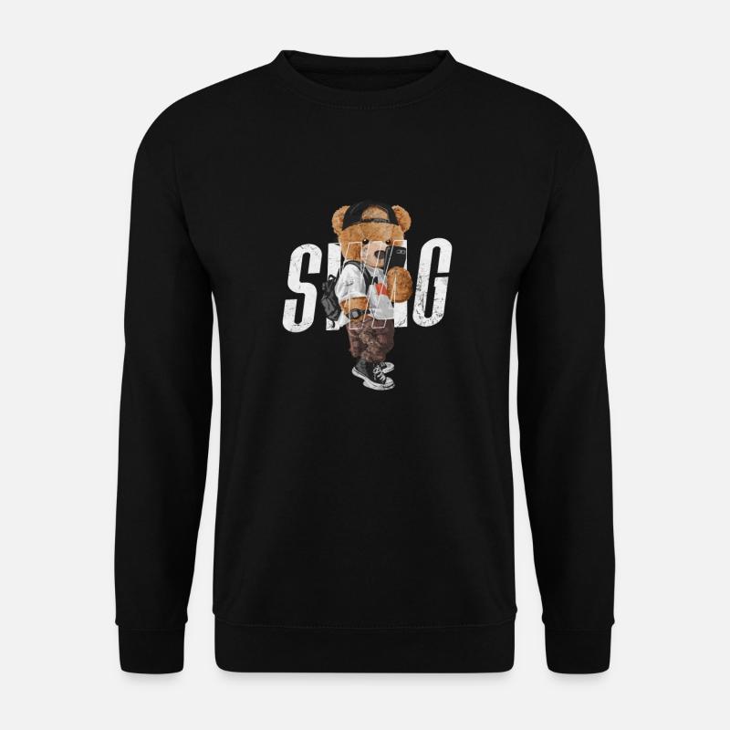 Teddybär - Unisex Pullover - Schwarz