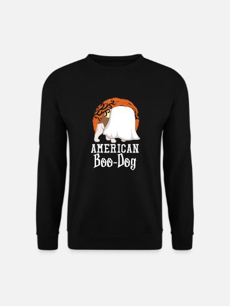 American Bulldog Halloween - Unisex Pullover - Schwarz
