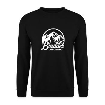 Rocher - Sweat-shirt Unisexe - noir - Devant - Alina (178cm) & Michal (187cm)