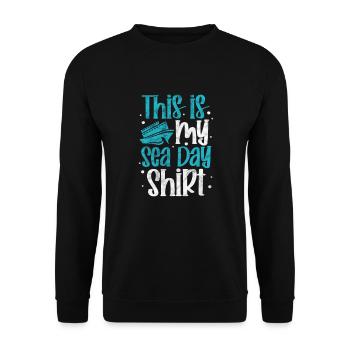 Cruise Cruise Ship Holiday Ship Gift - Unisex Sweatshirt - black - Front - Alina (178cm) & Michal (187cm)
