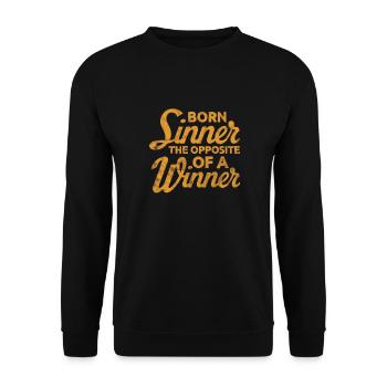 Hip Hop - Unisex Pullover - Schwarz - Vorne - Alina (178cm) & Michal (187cm)