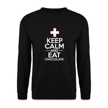 Suisse - Sweat-shirt Unisexe - noir - Devant - Alina (178cm) & Michal (187cm)