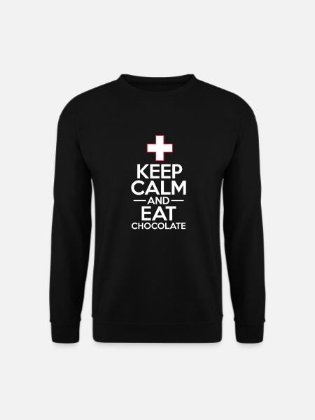 Schweiz - Unisex Pullover - Schwarz