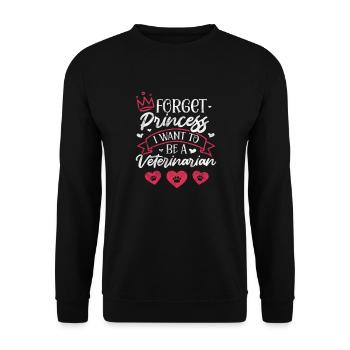 Veterinarian Veterinary Medicine Veterinarian Veterinary Gift - Unisex Sweatshirt - black - Front - Alina (178cm) & Michal (187cm)