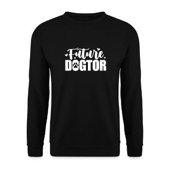 Tierarzt - Unisex Pullover - Schwarz - Vorne - Alina (178cm) & Michal (187cm)