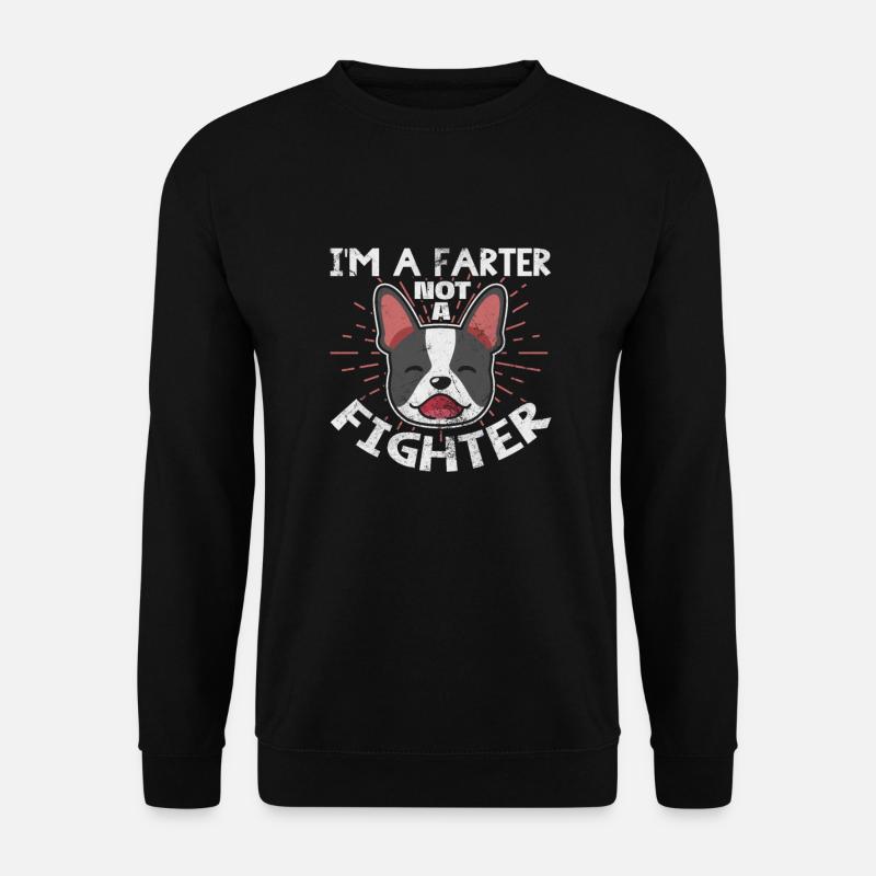 Boston Terrier - Unisex Pullover - Schwarz