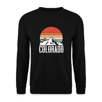 Colorado - Unisex Sweatshirt - black - Front - Alina (178cm) & Michal (187cm)
