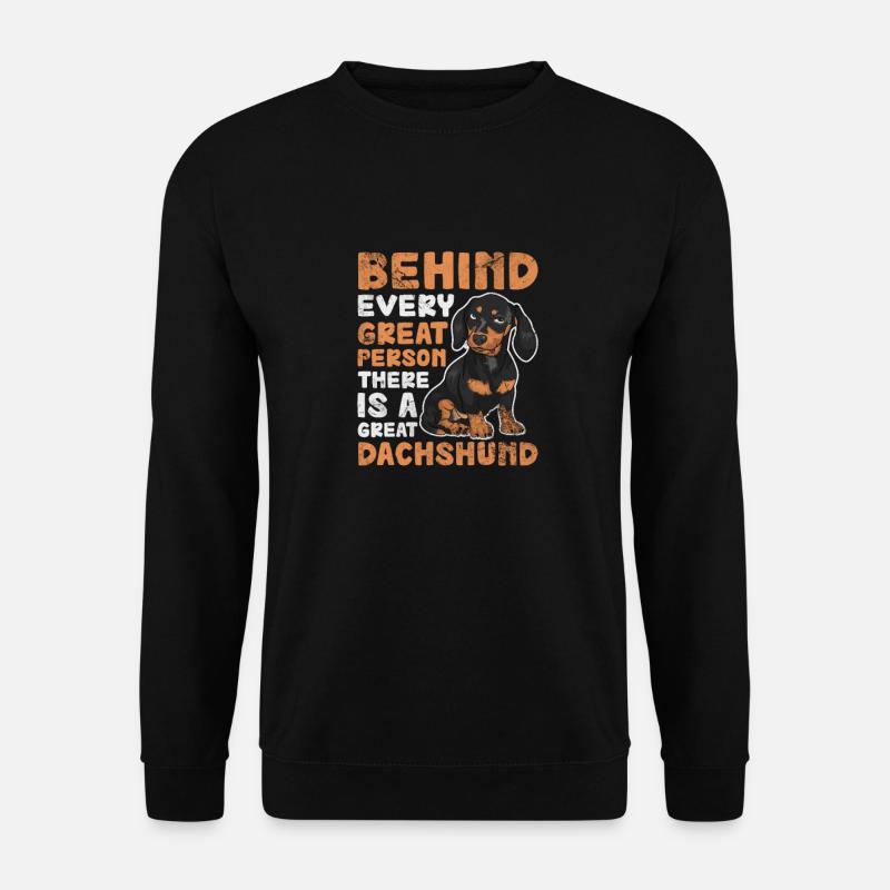 Dackel - Unisex Pullover - Schwarz