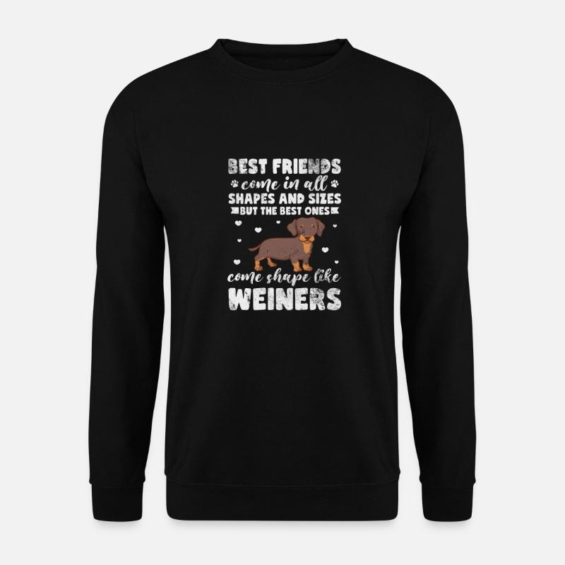 Dackel - Unisex Pullover - Schwarz