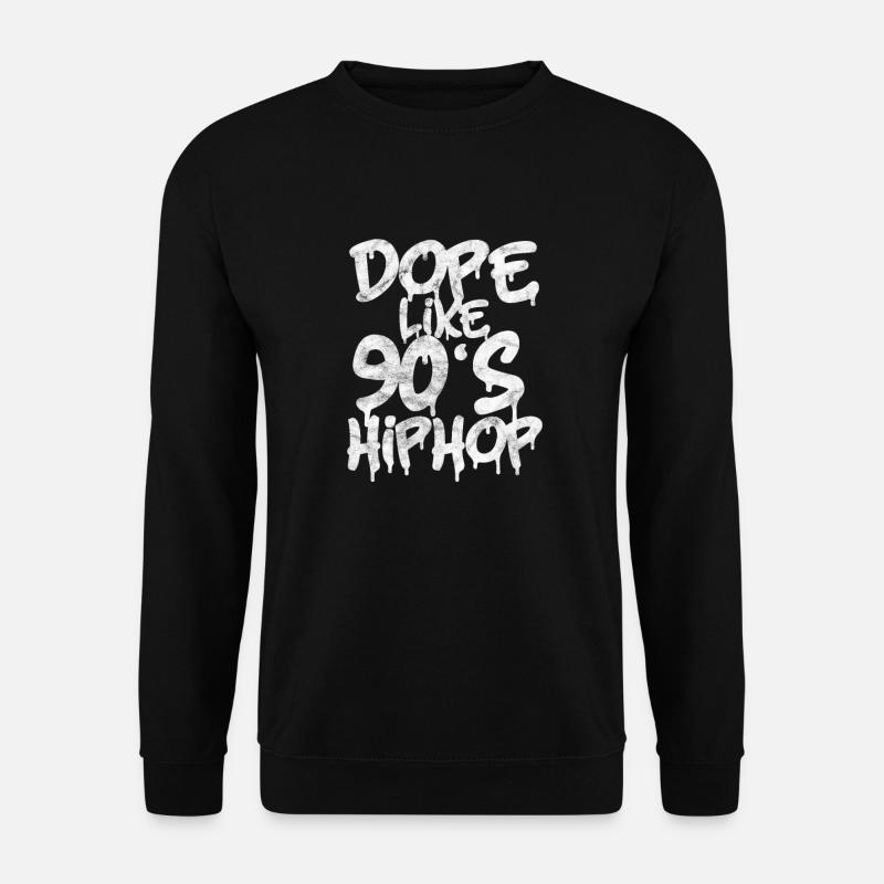 90s Hip Hop - Unisex Sweatshirt - black
