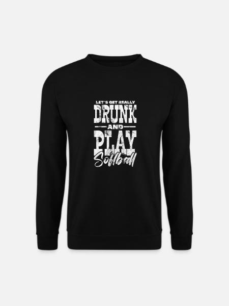 Softball - Sweat-shirt Unisexe - noir