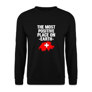 Suisse - Sweat-shirt Unisexe - noir - Devant - Alina (178cm) & Michal (187cm)
