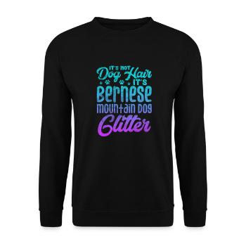 Chien de montagne bernois Chien de montagne Chien Amoureux Cadeau - Sweat-shirt Unisexe - noir - Devant - Alina (178cm) & Michal (187cm)