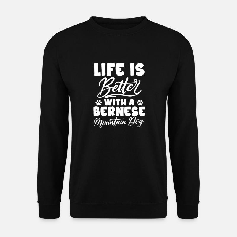 Bouvier bernois - Sweat-shirt Unisexe - noir