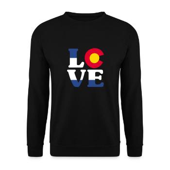 Colorado - Unisex Sweatshirt - black - Front - Alina (178cm) & Michal (187cm)
