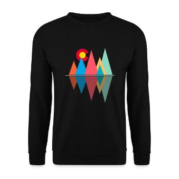 Colorado - Unisex Sweatshirt - black - Front - Alina (178cm) & Michal (187cm)