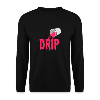 Hip Hop Rap Music Rapper Hiphop Gift - Sweat-shirt Unisexe - noir - Devant - Alina (178cm) & Michal (187cm)