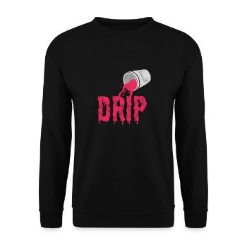 Hip Hop - Unisex Pullover - Schwarz - Vorne - Alina (178cm) & Michal (187cm)