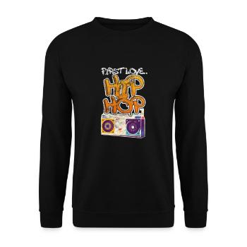 Hip Hop - Unisex Pullover - Schwarz - Vorne - Alina (178cm) & Michal (187cm)